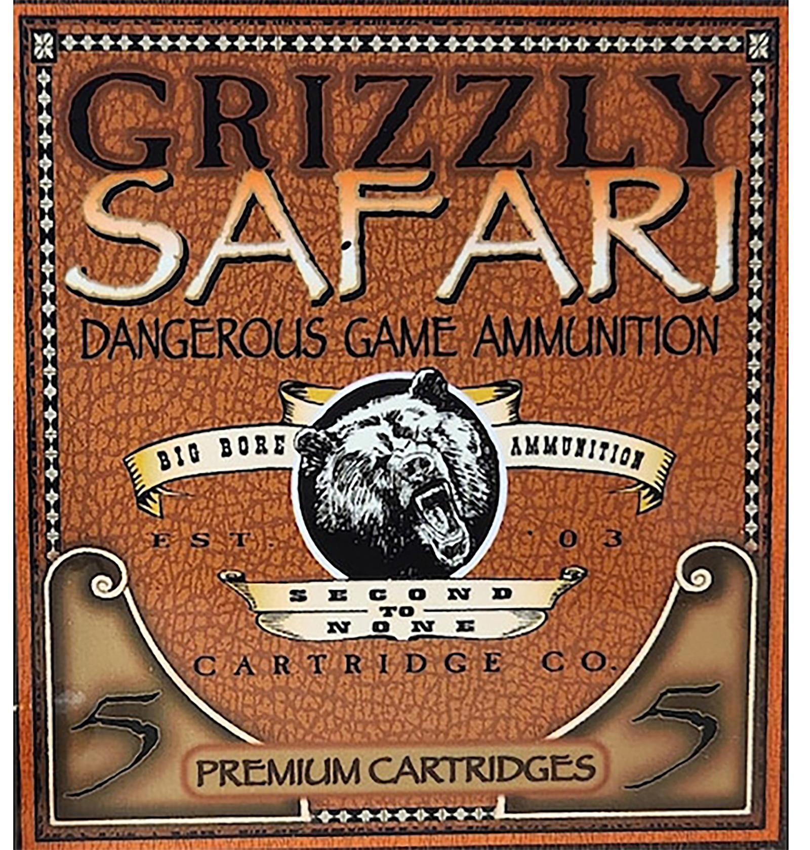 Grizzly Ammo GC47NE2 470NitroExpress 500gr Solid Brass 5 Per Box/10 Case