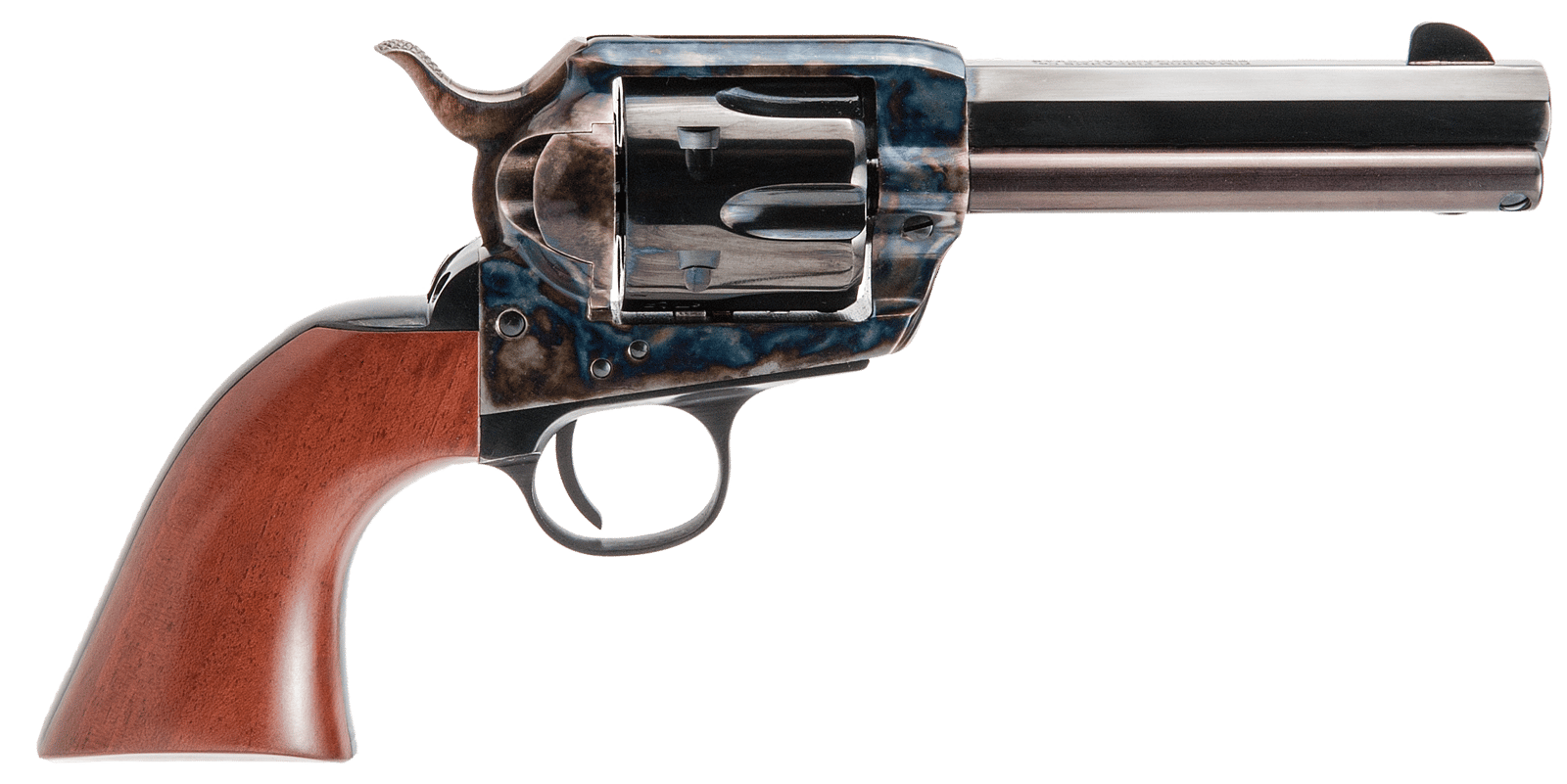 Cimarron PP400MALO El Malo Pre-War 1896-1940 38 Special 6 Shot 4.75" Blued Octagon Steel Barrel, Blued Cylinder, Color Case Hardened Steel Frame, Walnut Grip, Exposed Hammer