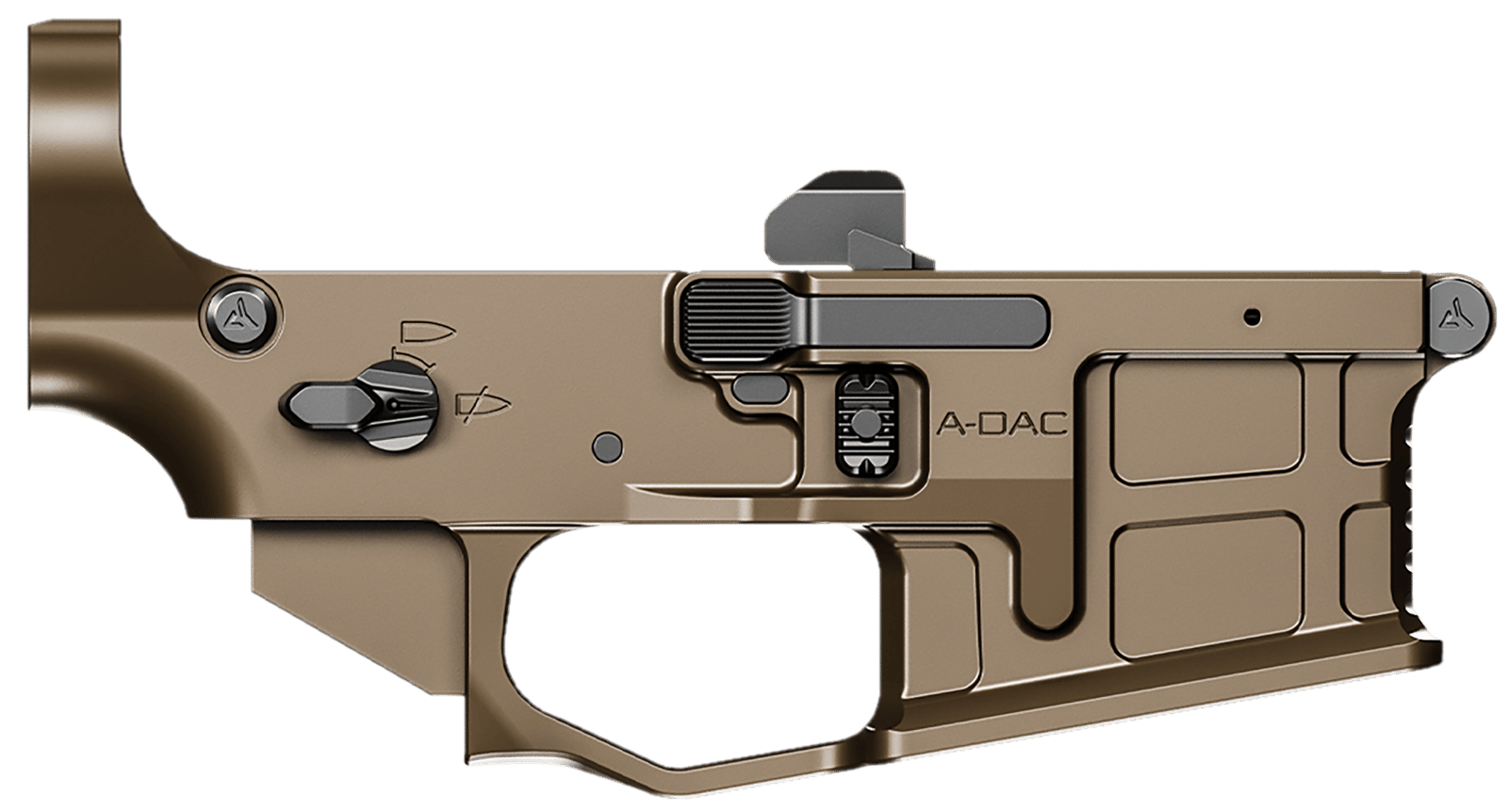 Radian Weapons R0389 A-DAC 15 Lower Receiver Aluminum Radian Brown Cerakote AR Platform