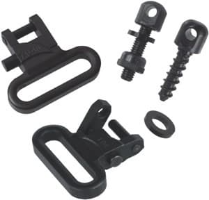 TOC TALON 1" SWIVELS & SCREW SET QUICK RELEASE STEEL BLACK