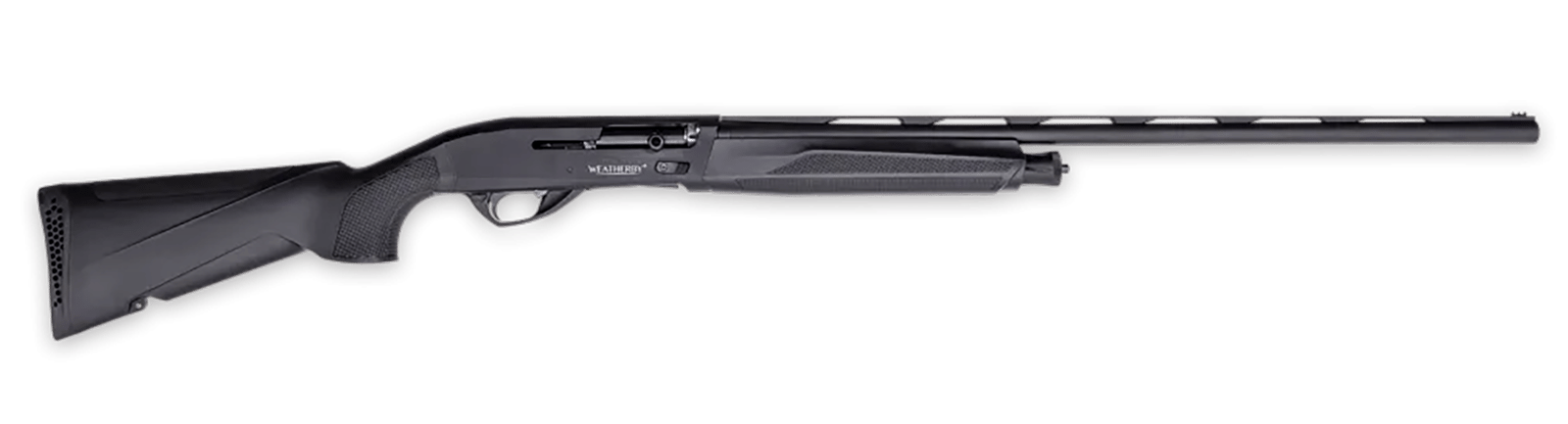 Weatherby ES21228PGM Element II 12 Gauge 3" 2+1 28" Matte Black Vent Rib Barrel & Receiver, Adj Shim Black Synthetic Stock