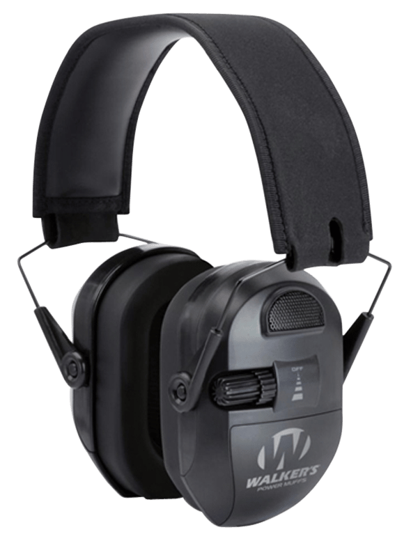 Walker's GWPXPMB Ultimate Power Muff 26 dB Over the Head Black Polymer