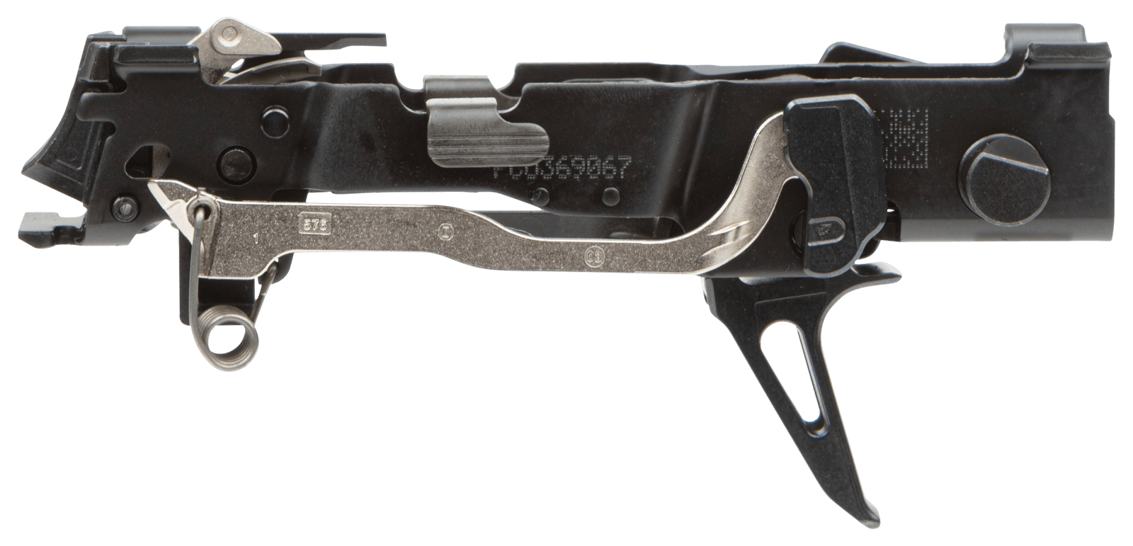 Sig Sauer 8900161 P320 Custom Works Fire Control Unit *FFL Item (FCU Only), 9mm Luger/40 S&W/357 Sig, Black Nitride, Titanium Frame & Flat Face Skeletonized Trigger, Fits Sig P320 Parts
