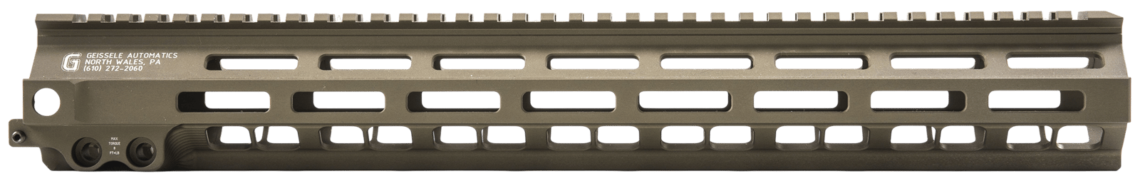 Geissele Automatics 05286S Super Modular Rail MK8 DDC Aluminum 15" Long