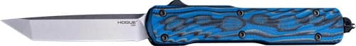 HOGUE COUNTERSTRIKE AUTO 3.35" OTF TANTO BLADE G10 COVER BLUE