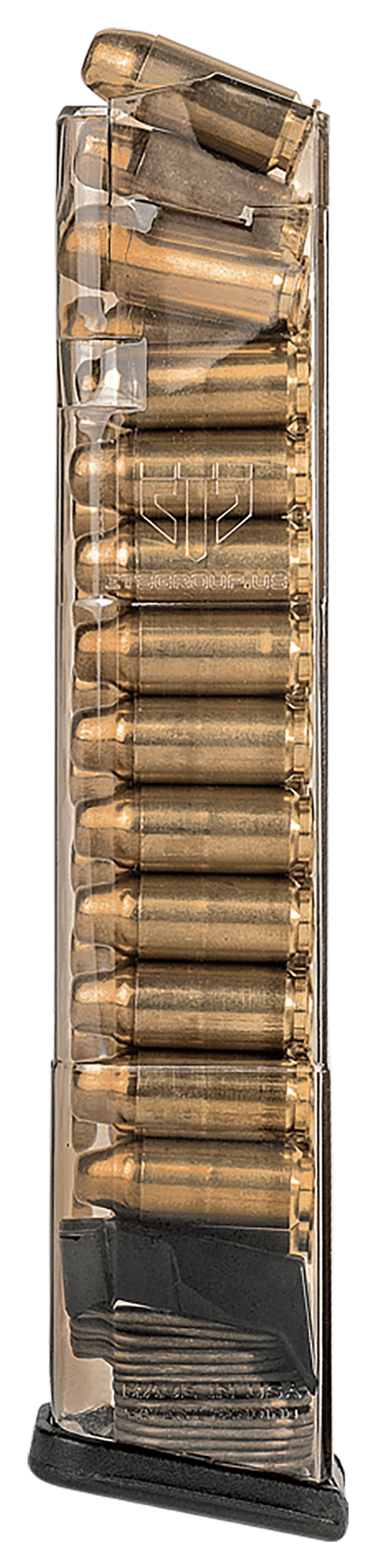ETS Group GLK22170 Pistol Mags 24rd Extended 40 S&W Compatible w/Glock 22/23/24/27/35 Gen1-4 Clear Polymer
