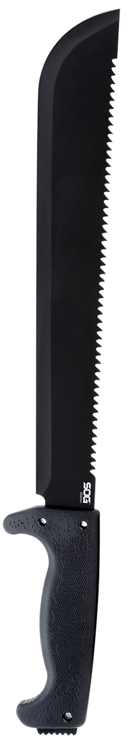 S.O.G SOG-MC01-N SOGfari 13" Black Powder Coated 3Cr13MoV SS Blade Black Kraton Handle 19" Long Includes Sheath