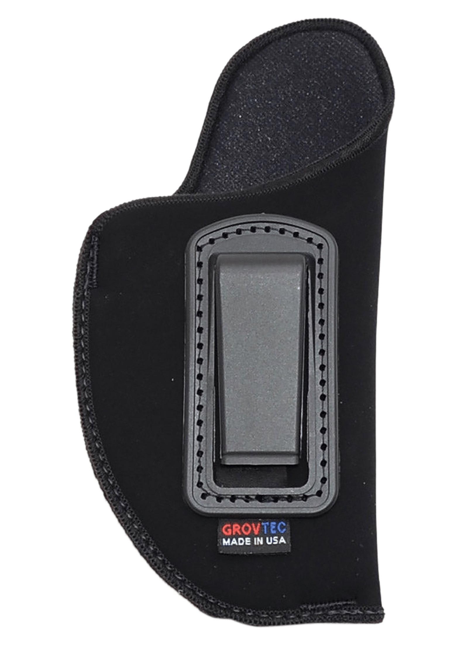 GrovTec US Inc GTHL14101R Inside The Pants IWB Size 01 Black Suede Belt Clip Fits Med Semi-Auto 3-4" Barrel Right Hand
