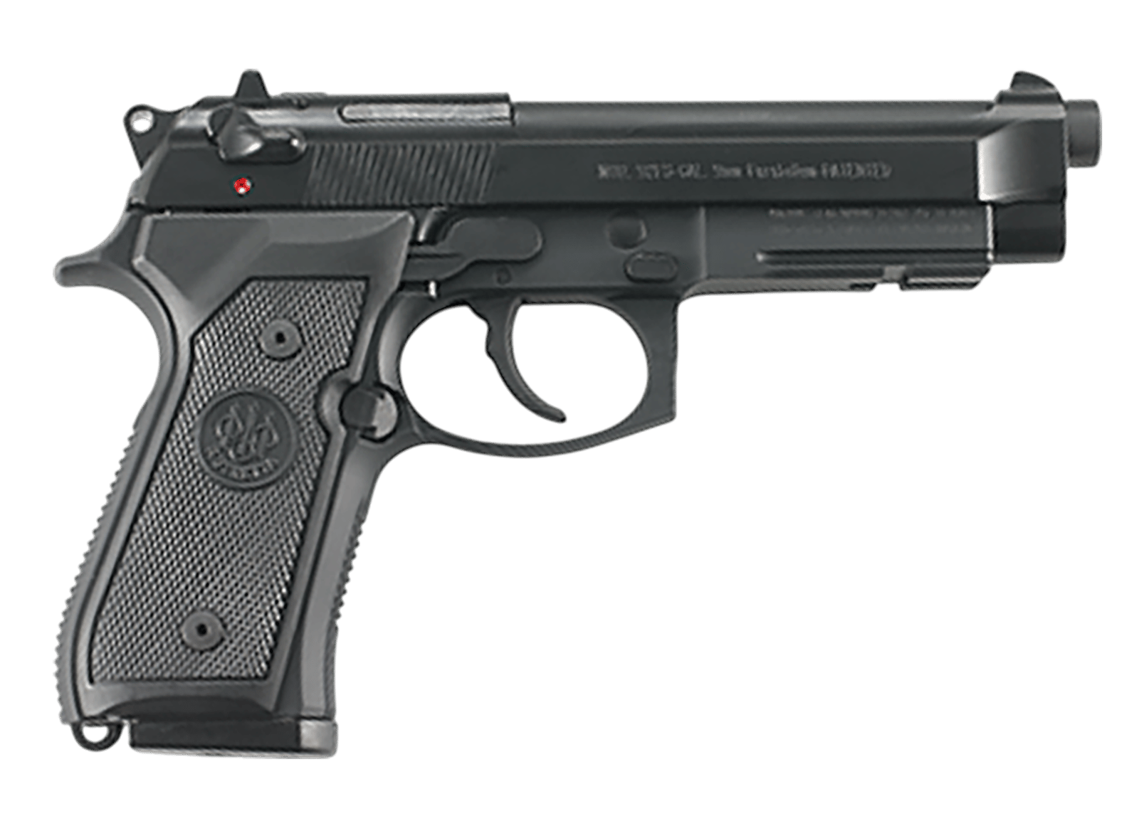 Beretta USA JS92M9A1 92FS Type M9A1 Full Size 9mm Luger 10+1 4.90" Black Barrel, Black Cerakote Steel Serrated Slide, Black Aluminum Frame w/Beavertail & Picatinny Rail, Black Textured Grip