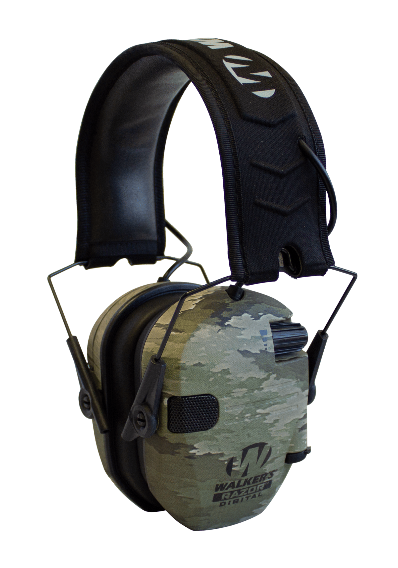 Walker's GWPDRSEMAIX Razor PRO Digital Electronic Muff Polymer 23 dB Over the Head ATACS-IX Camo/Black Adult