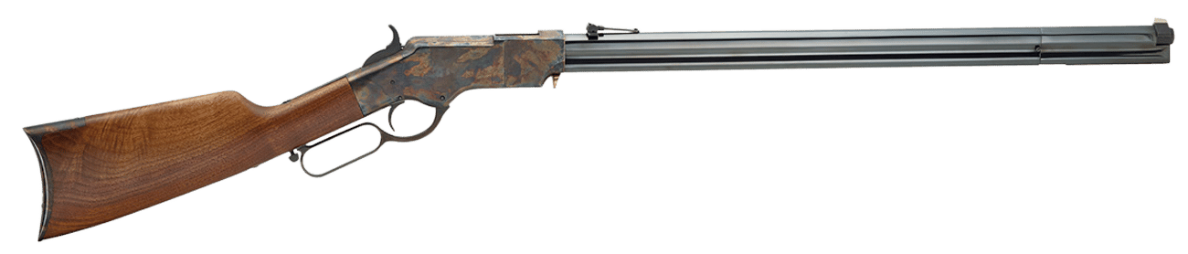 Henry H011IF Original Iron Frame Full Size 44-40 Win 13+1 24.50" Blued Octagon Barrel, Color Case Hardened Steel Receiver, Fancy American Walnut Wood Stock Right Hand