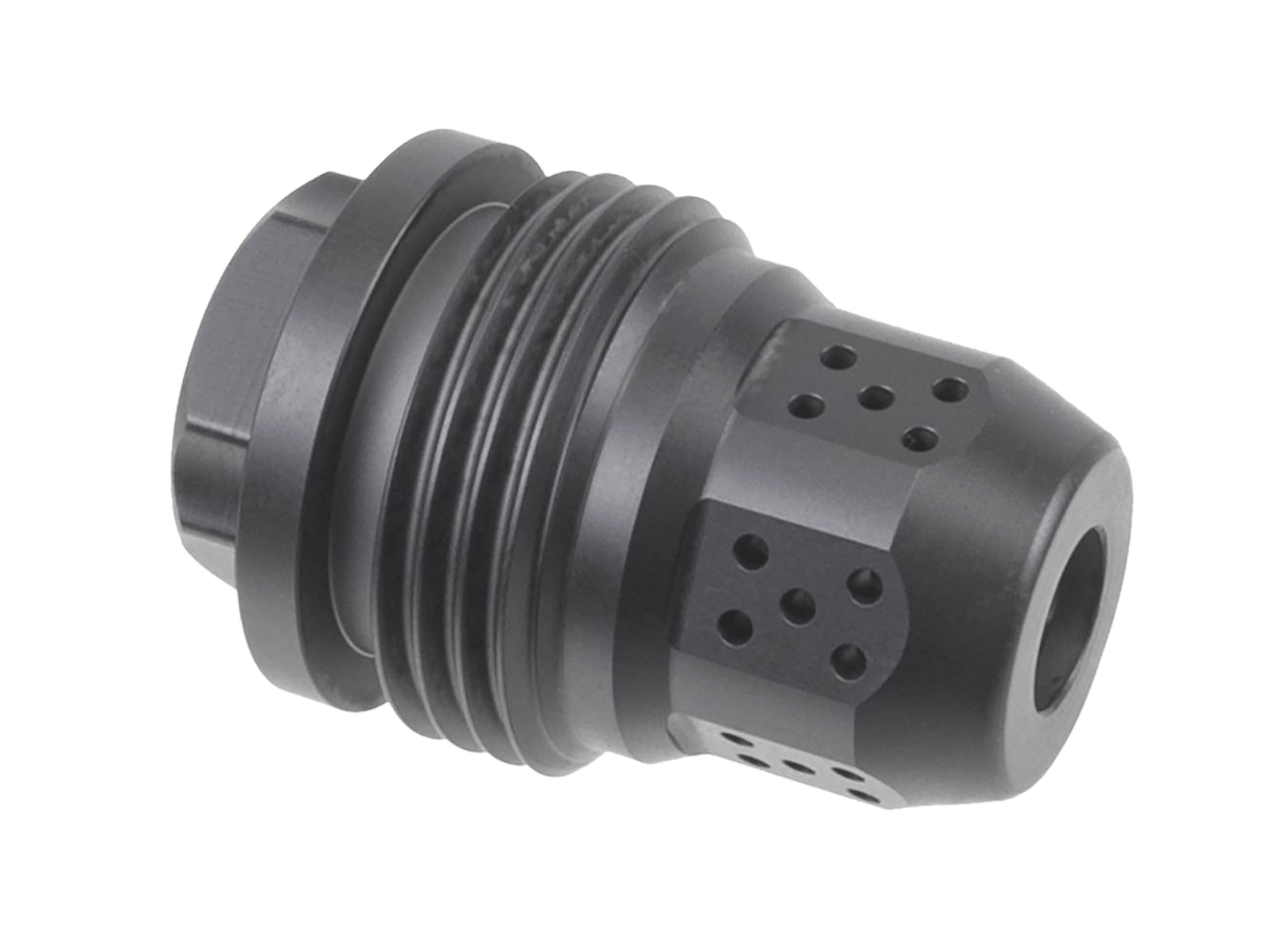 Jk Armament JKMDHDBE24 Bald Eagle Compensator 30Cal Fits 5/8"x24 Stainless Steel Nitride Black