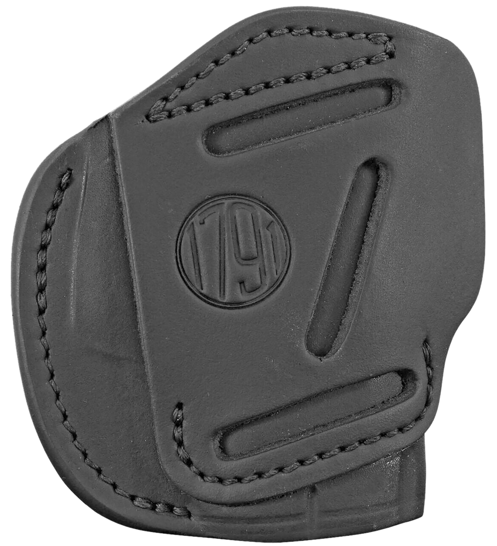 1791 Gunleather 3WH2SBLA 3-Way IWB/OWB Size 02 Stealth Black Leather Belt Loop Compatible w/ Ruger LCP Compatible w/ Glock 42 Compatible w/ S&W Bodyguard Ambidextrous Hand