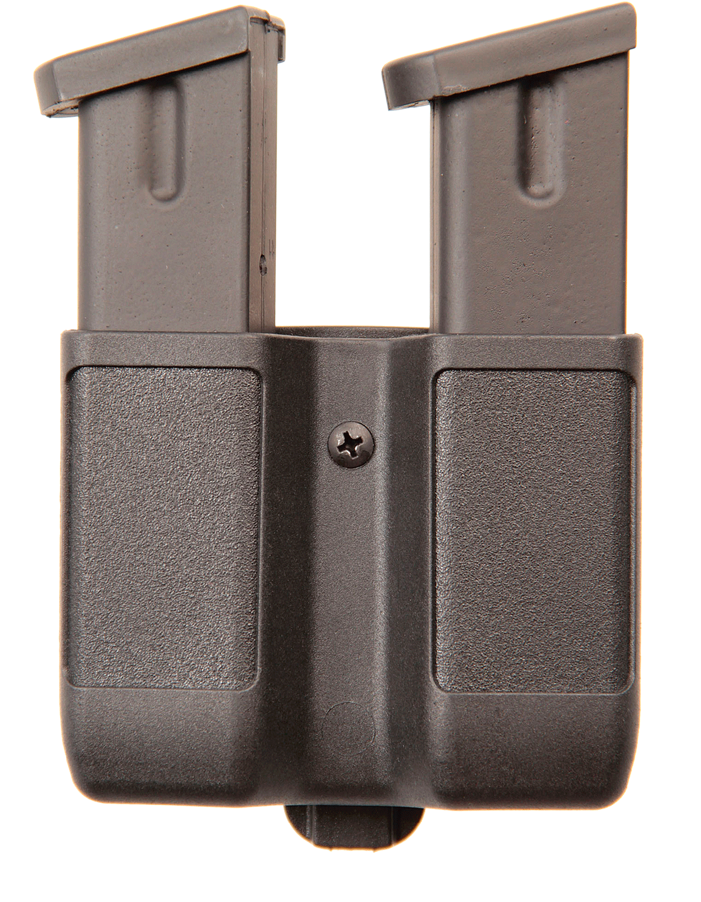 Blackhawk 410610PBK Double Mag Case Black Polymer Belt Clip Compatible w/ Double Stack 9mm/10mm/40/45/357