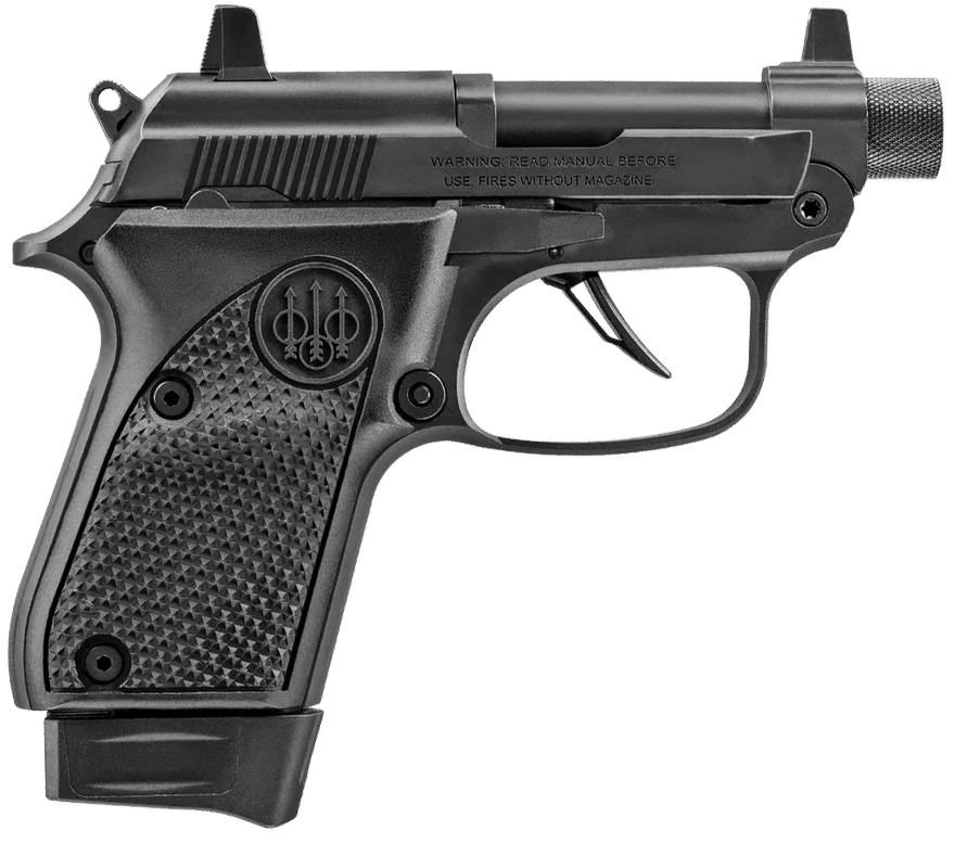 Beretta USA J20X22R8TB 20X Bobcat 22 LR 8+1 2.80" Black Steel Barrel, ELS/Serrated Steel Slide & Polymer Frame w/Beavertail, Helica Texture Grip