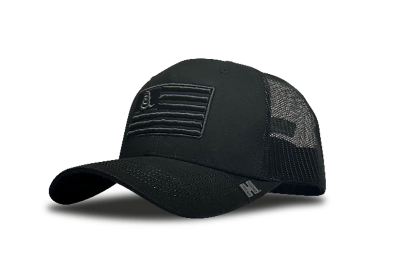 Hornady Gear 33290 Trucker Black Gadsden Flag