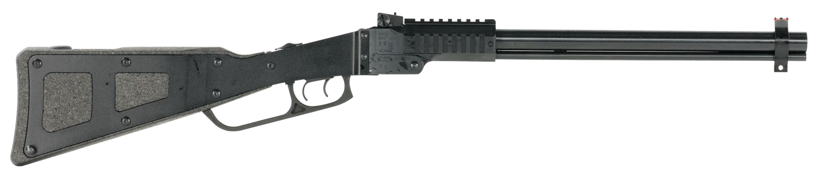 Chiappa Firearms 500188 M6 22 LR 12 Gauge 1+1 18.50" Blued Break Open Barrel, Blued Picatinny Rail Receiver, Fixed w/Storage Black Metal Stock, Right Hand
