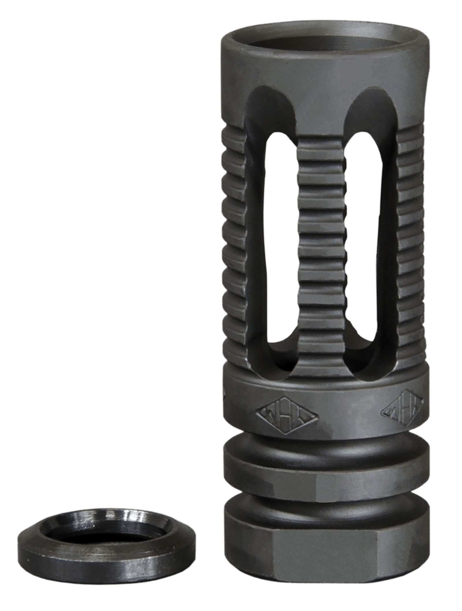 Yankee Hill 285C1 Phantom Flash Hider Black Steel with 1/2"-28 tpi Threads & 2.13" OAL for 5.56x45mm NATO AR-Platform