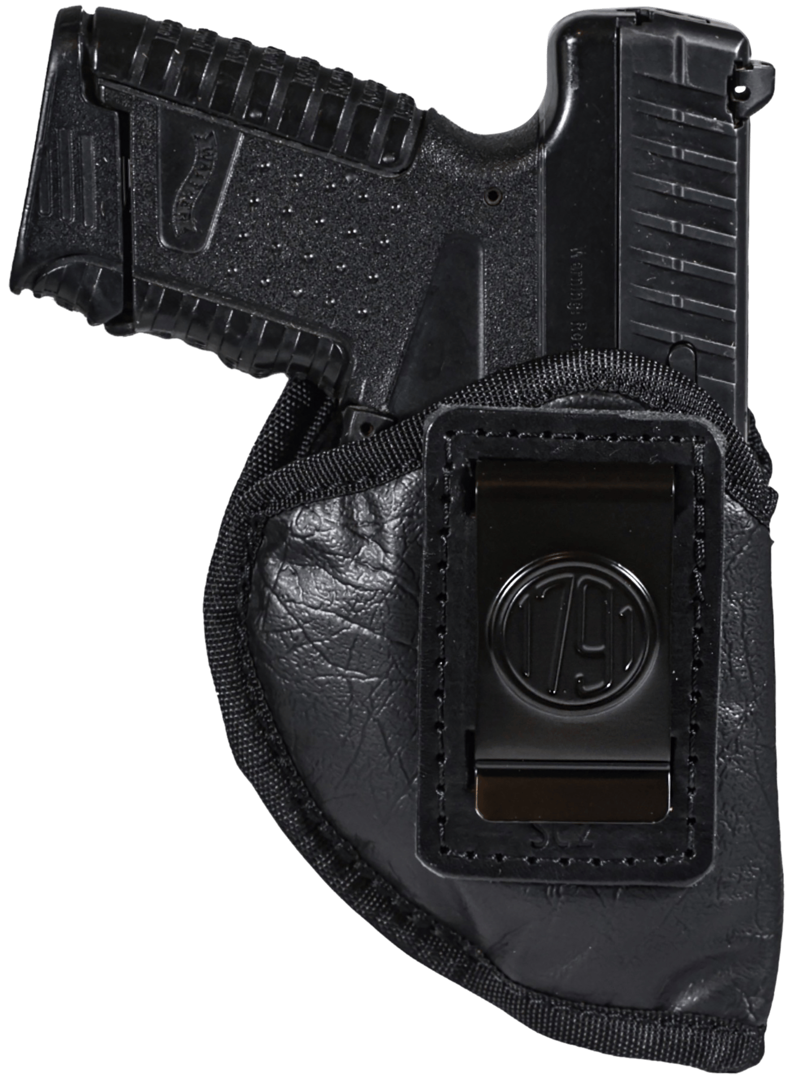 1791 Gunleather ECOSC2BLKR EcoCarry Sub-Compact IWB Medium Black Right Hand