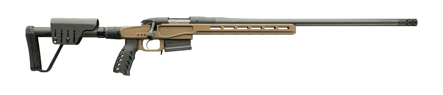Bergara Rifles BPR377PRC Premier MgLite Full Size 7mm PRC 5+1 22" Carbon Fiber CURE Carbon Fiber Barrel, Graphite Black Cerakote Steel Receiver, Flat Dark Earth XLR Folding Chassis