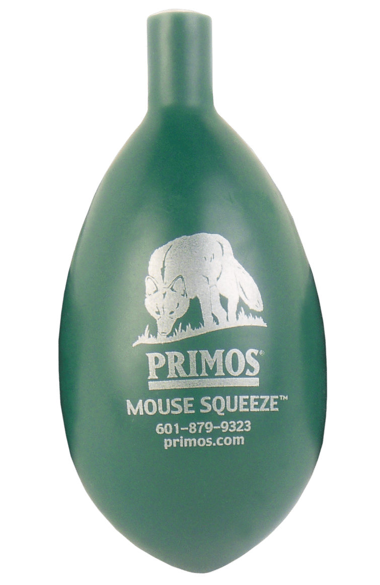 Primos 304 Mouse Squeeze Mouse/Rodent Sounds Attracts Predators Green Rubber