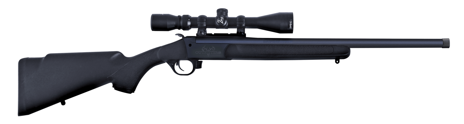 Traditions CR5-350030W Outfitter G3 w/Scope 35 Whelen 22" Drilled & Tapped Receiver Black Synthetic Stock 3-9x40mm Duplex