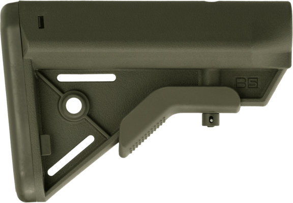B5 Systems BRV1104 Bravo OD Green Synthetic for AR-Platform with Mil-Spec Receiver Extension (Tube Not Included)