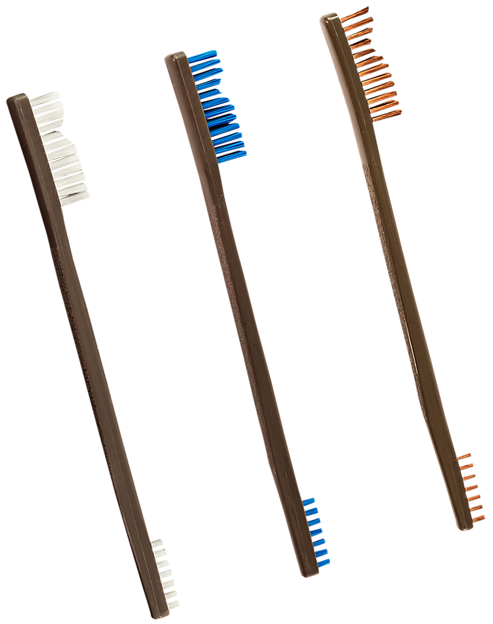 Otis FG3163 AP Brushes Bronze/Nylon/Stainless Steel Bristles 3 Pack