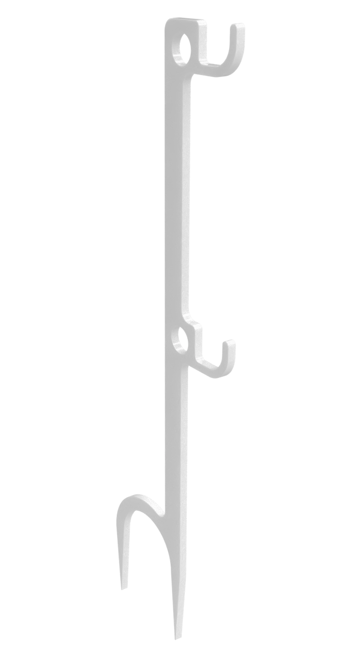 BIR CFGSTH2 GRND STAKE STL TARGT HANGER DBL