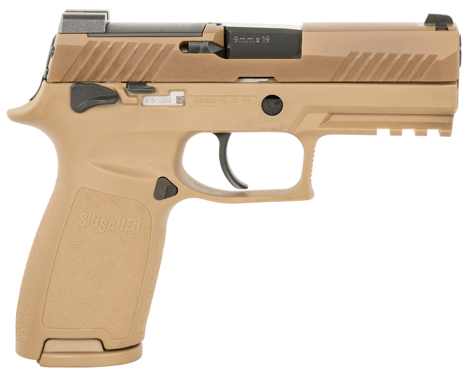 SIG 320CA9M18MSCA *CA*P320 M18 9M 3.9(3)10R COY