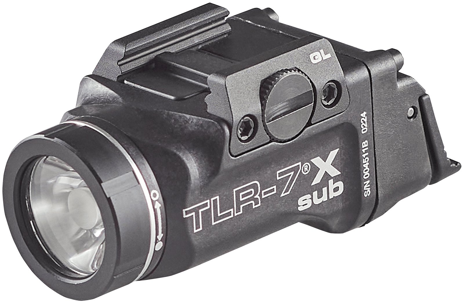 Streamlight 69400 TLR-7 X Sub Black Anodized 500 Lumens White LED Glock 43X MOS/48 MOS/43X/48