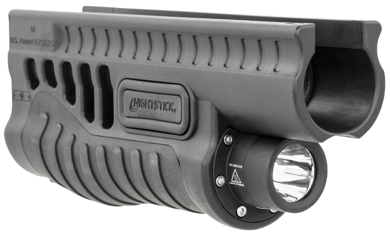 Nightstick SFL11GL Shotgun Forend Light Black 1200 Lumens White LED Green Laser Mossberg 500/590/590A1/Shockwave