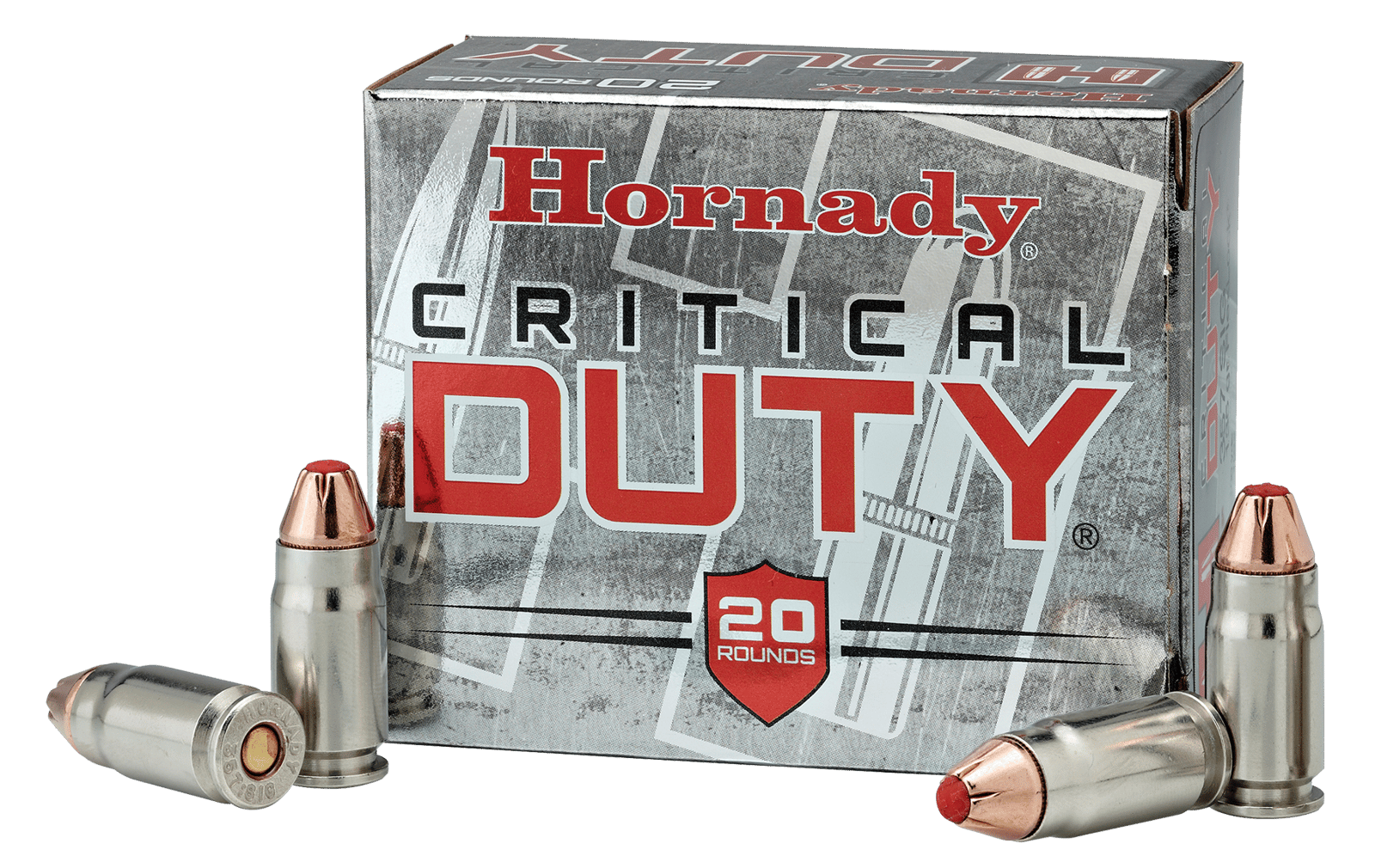 Hornady 90216 Critical Duty 9mmLuger+P 124gr Hornady FlexLock 25 Per Box/10 Case