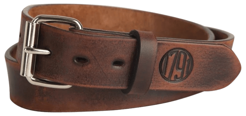 1791 Gunleather BLT013236VTGA 01 Gun Belt Vintage Leather 32/36 1.50" Wide Buckle Closure