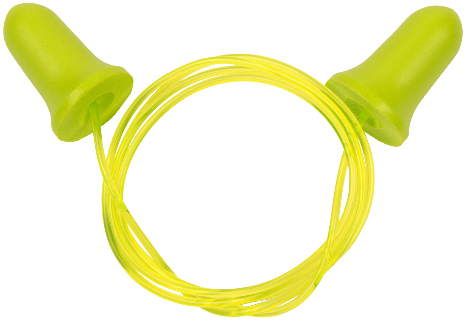 Allen 4119 Tethered Tapered Foam Ear Plugs 32 dB Yellow/Lime Green 5 Pair