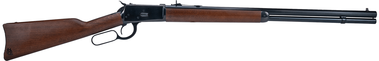 Heritage Mfg H9204524F1 92 Ranch Hand 45 Colt (Long Colt) 12rd 24" Black Polished Octagon Barrel, Black Polished Alloy Steel Receiver, Fixed Hardwood Stock
