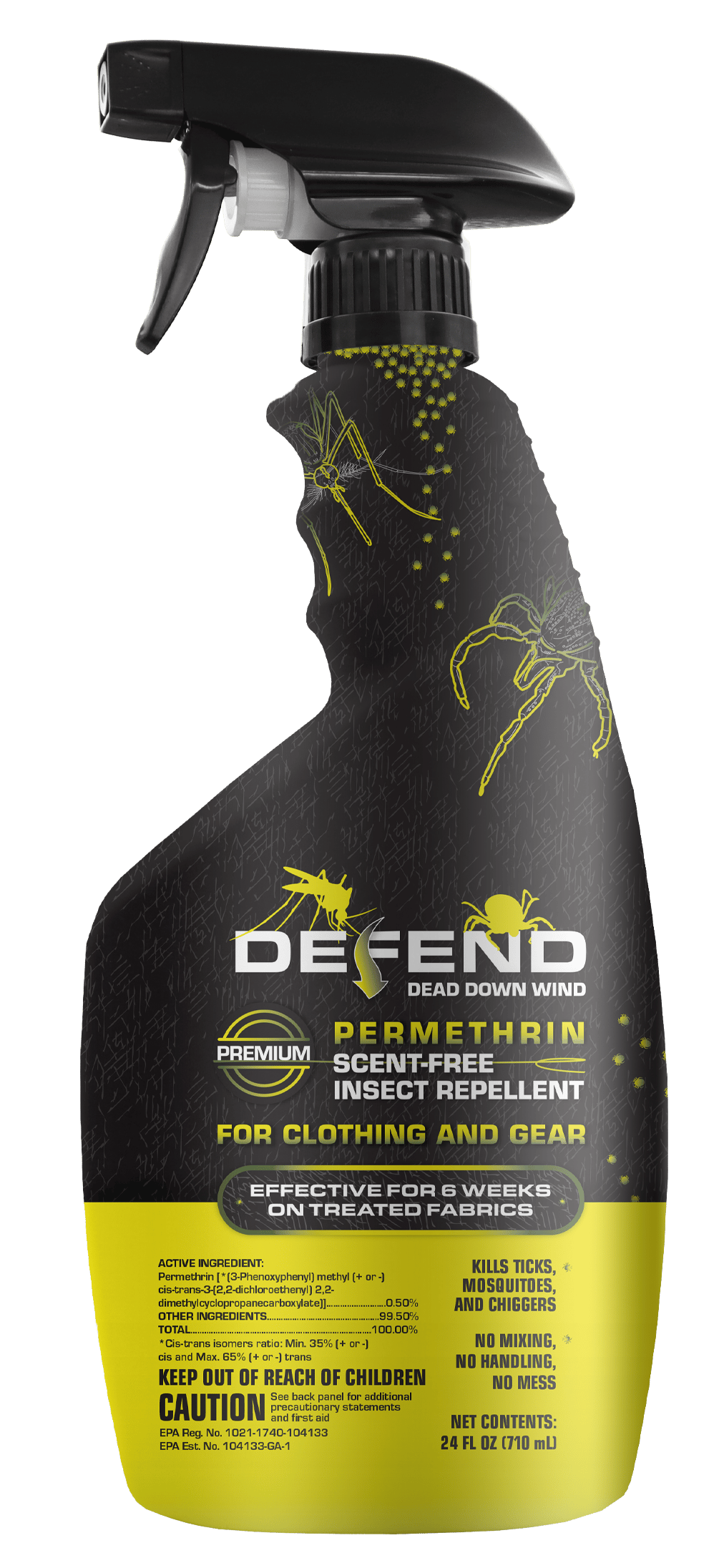 DEFEND 70009 PERMETHRIN CLOTHING SPRAY 24OZ