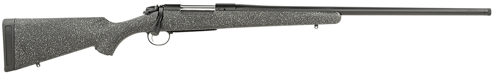 Bergara Rifles B14LM502C B-14 Ridge 7mm Rem Mag 3+1 24" Graphite Black Cerakote Barrel, Graphite Black Cerakote Steel Receiver, Gray Speckled Black Fixed American Style Stock, Right Hand