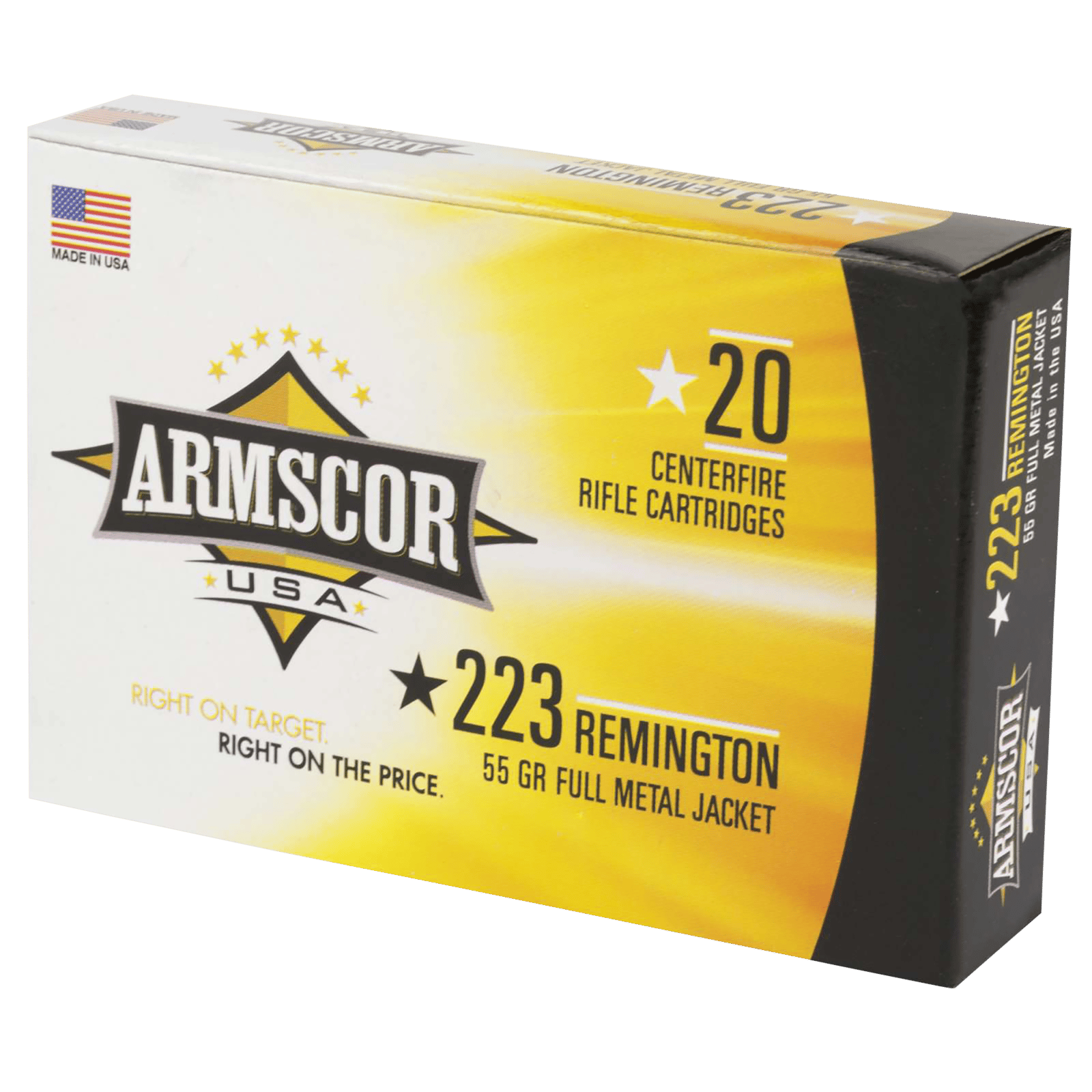 Armscor FAC2231N USA 223Rem 55gr Full Metal Jacket 20 Per Box/50 Case
