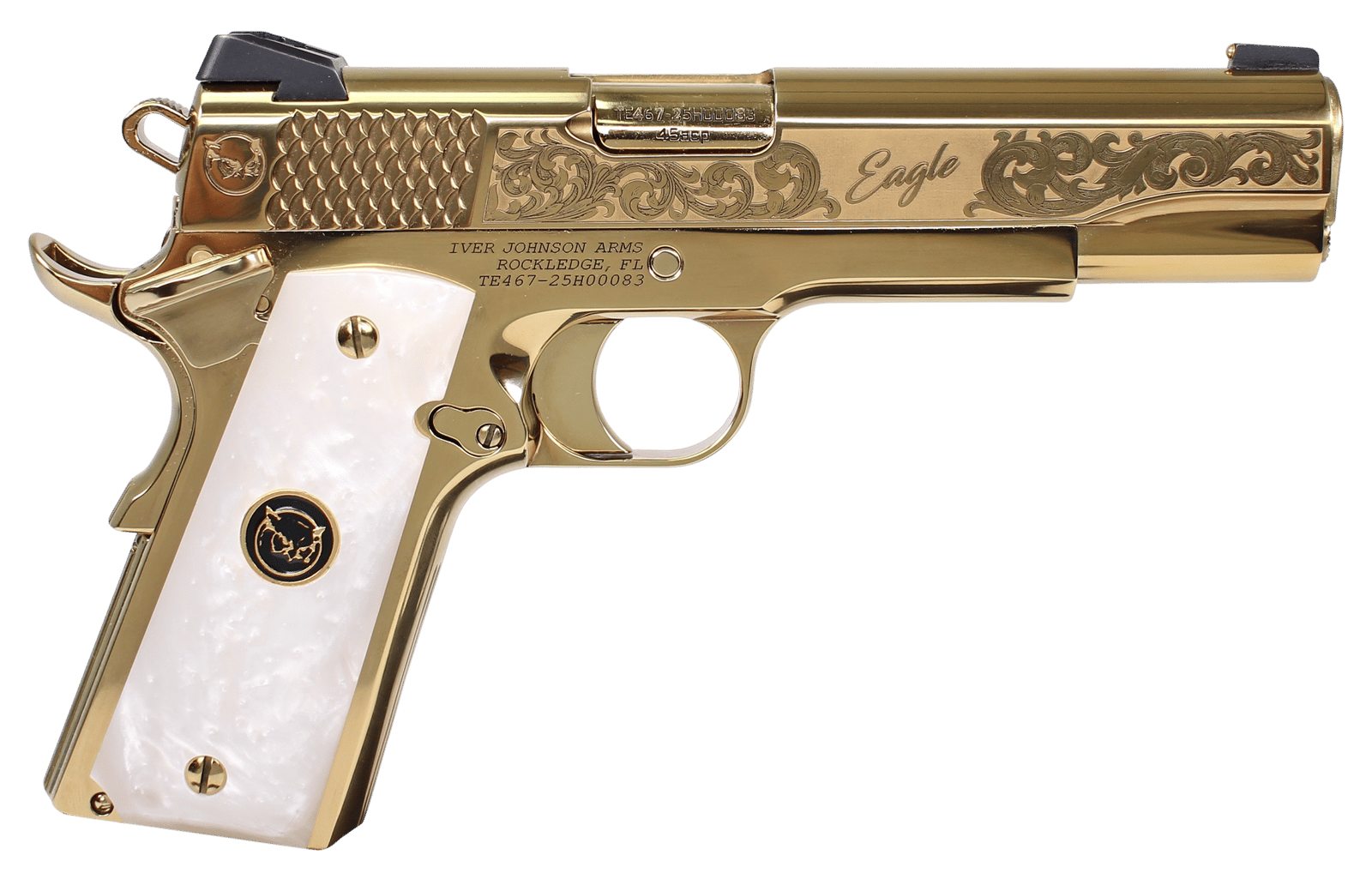 IVER NOBLE EAGLE WP G2 45 5IN PEARL GRIP