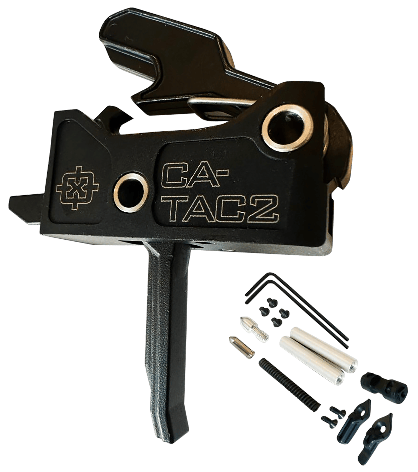 Cross Armory CRAR15TDIBK Tac 2 Flat Faced Black Two-Stage Drop-In