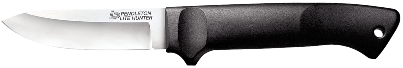 Cold Steel CS20SPH Pendleton Lite Hunter 3.63" Fixed Drop Point Plain Cryo Quenched 4116 SS Blade, 4.88" Black Polypropylene Handle