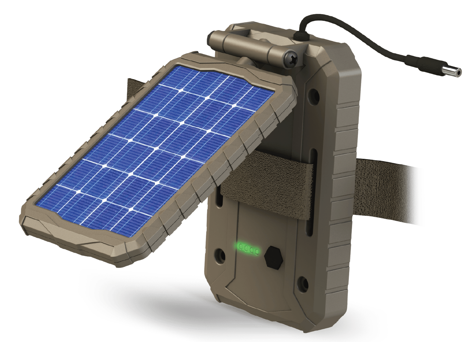 Stealth Cam STCSOLP Sol-Pak Fits Wireless/Cellular Trail Camera 12 Volt Li-ion Battery Brown
