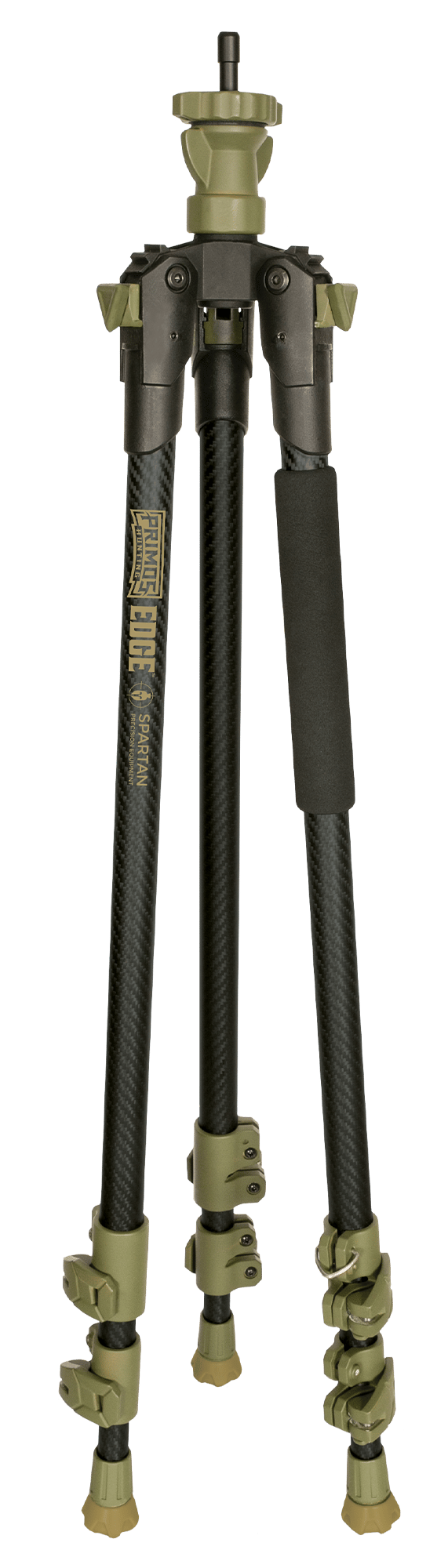 Primos 65832 Edge Dark Earth Carbon Fiber Legs, Spartan Precision Technology Magnetic Attachment System 31"-59"