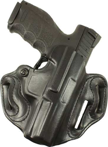 DESANTIS SPEED SCABBARD HOLSTR RH OWB LEATHER RUGER 57 BLK<