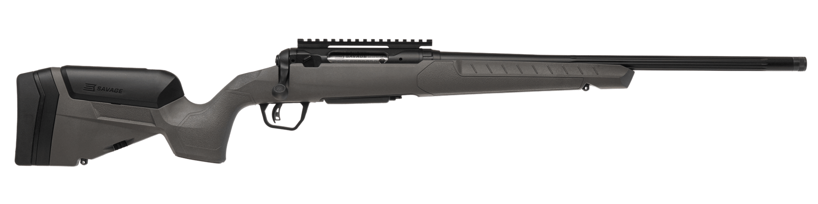 Savage Arms 32423 110 Trailblazer 30-06 Springfield 4+1 20" Fluted Barrel, Flat Dark Gray Adj LOP Synthetic Stock, Right Hand