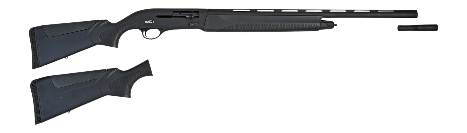 TriStar 20225 Raptor II Compact 20 Gauge Semi-Auto 3" 5+1 24" Black Vent Rib Barrel, Black Receiver, Fixed Black Synthetic Stock