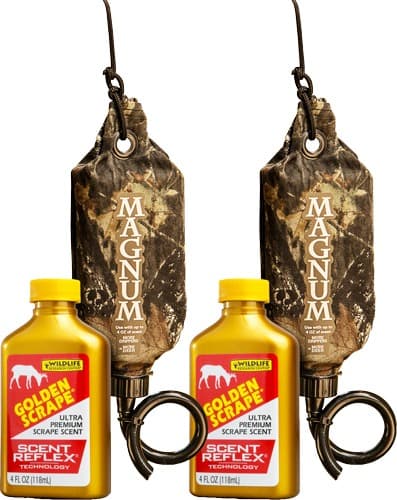 WRC DEER LURE GOLDEN SCRAPE/ SCRAPE DRIPPER COMBO 2PK