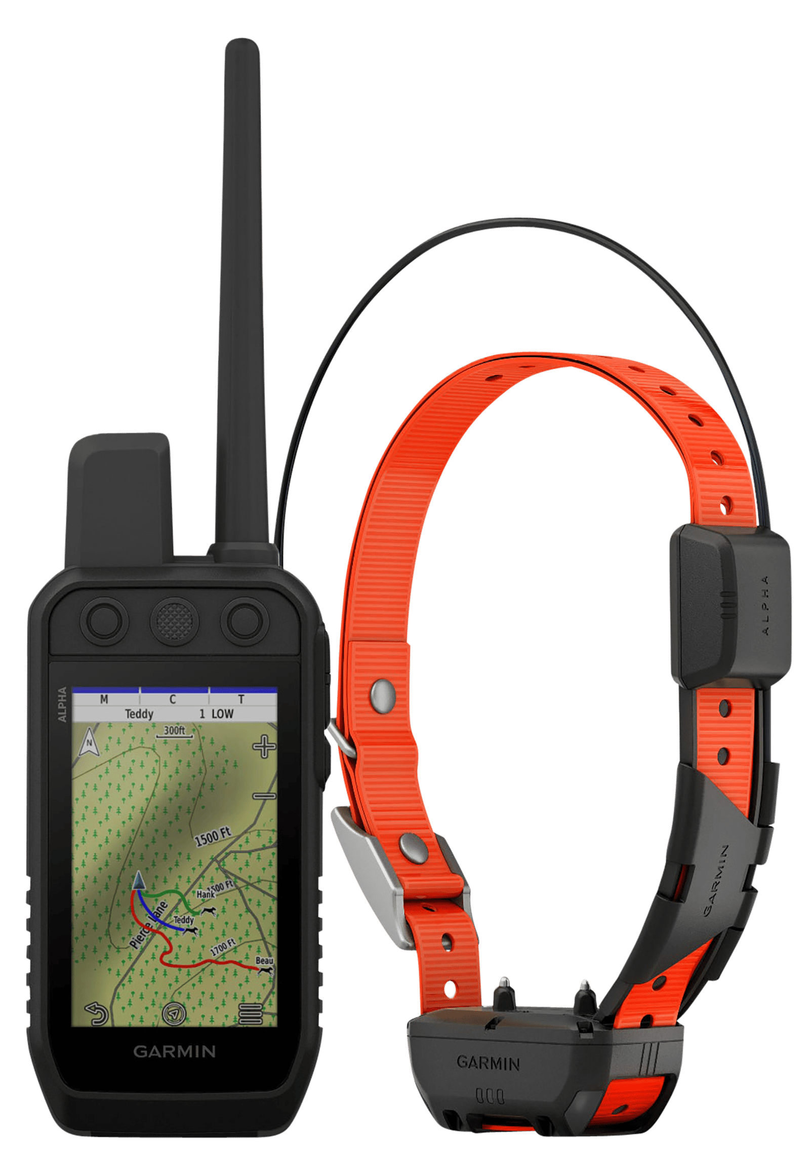 Garmin 0100244762 Alpha 300 Bundle 16GB Memory transflective, color TFT touchscreen Display, Includes Alpha TT 25 Dog Collar