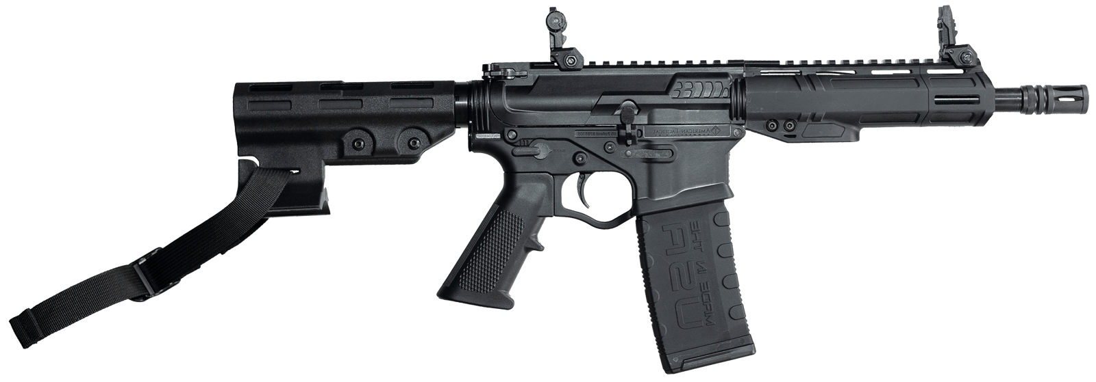 ATI ATIGAX3007MLTB Alpha Maxx 300 Blackout 30+1 7.50" Black Threaded Barrel, Black Receiver w/Picatinny Rail, M-LOK Handguard, A2 Grip, Polymer Blade